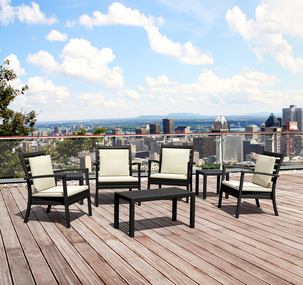 Кресло пластиковое Siesta Contract Artemis XL, черный