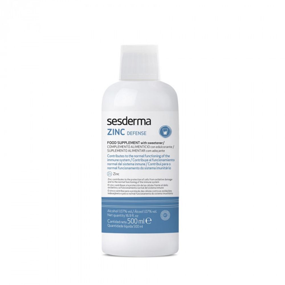 SESDERMA ZINC DEFENSE БАД питьевой ЦИНК ДЕФЕНС, 500мл