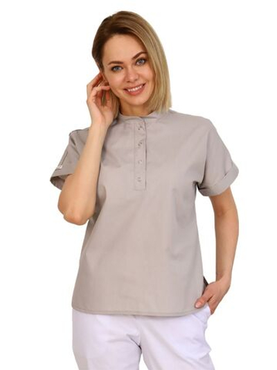 Куртка медицинская женская СтильБ 189ТСК, серый, 44