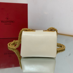 Valentino One Stud Micro Bag with Chain 11 cm