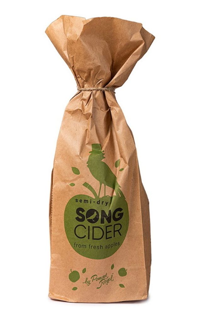 Белорусский сидр &quot;SONG CIDER&quot; Яблочный полусухой 0,75л. Вежа - купить с доставкой по Москве и области