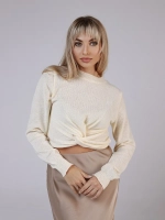 Джемпер укороченный с узлом