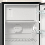 Отдельностоящий двухкамерный холодильник Gorenje OBRB615DBK