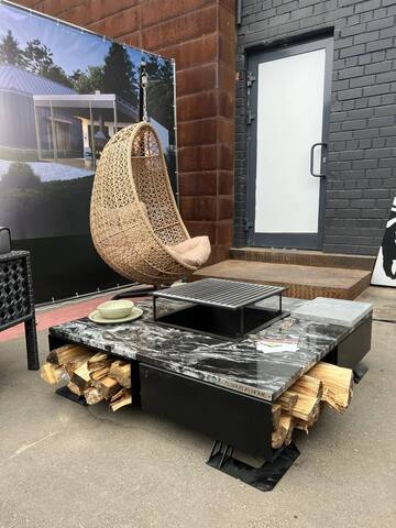 Квадратная гриль-решетка и подставка под казан 800 (Elbrus Grill)