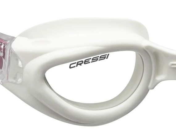Очки для плавания детские Cressi Rocks бело-розовые