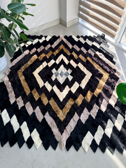 Покрывало меховое ковер из шкуры овчины