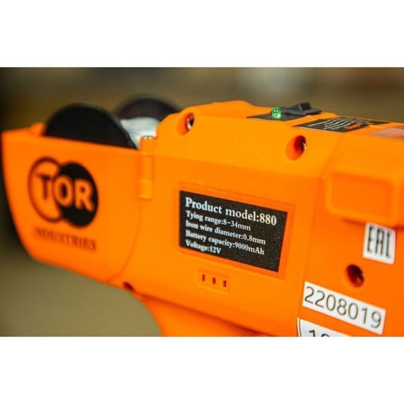 Пистолет для вязки арматуры TOR SG-25 6-25 мм 9 Ач