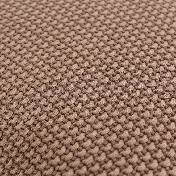 Подушка декоративная из стираного хлопка цвета мокко из коллекции essential, 45х45 см