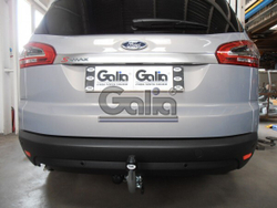 Фаркоп оцинкованный Galia F114A для Ford Galaxy 2006-2015, Ford S-MAX 2006-2015(паспорт и сертификат в комплекте)(без электрики)