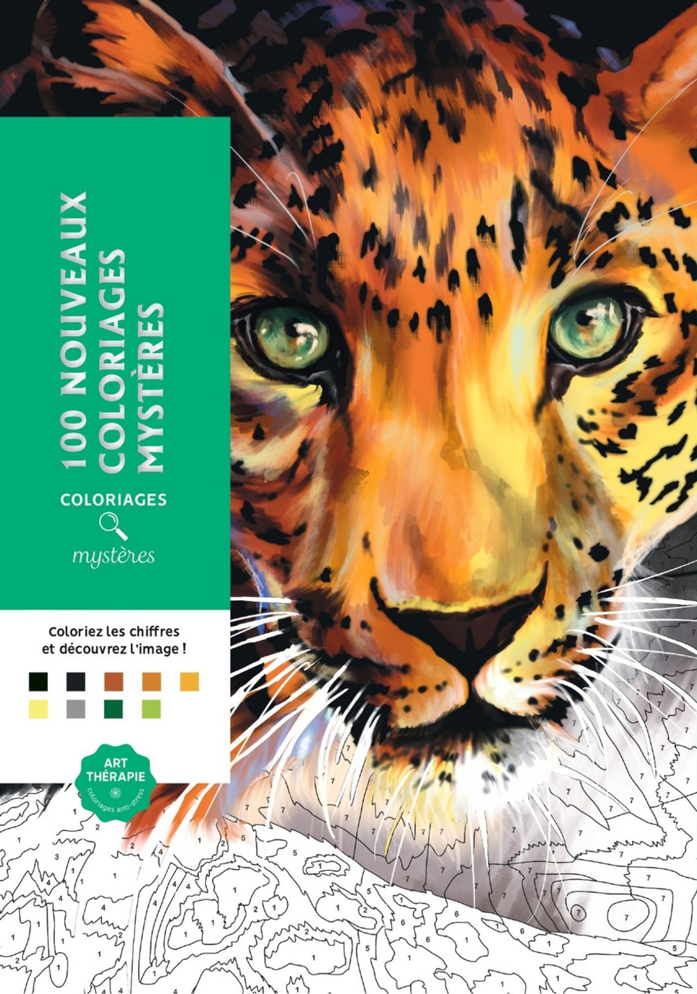 Hachette/ раскраска по номерам/ Coloriages mystères/ 100 Nouveaux coloriages Mystères