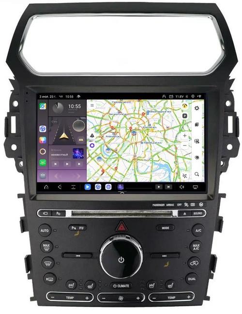 Магнитола для Ford Explorer 2011-2019 - Kuberg SF-1263 QLed+2K, Android 13, Быстрейшая, CarPlay, 4G SIM-слот