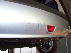 Фаркоп оцинкованный Galia K033A для Kia Rio II хетчбек 5 дверей 2005-2011(паспорт и сертификат в комплекте)(без электрики)