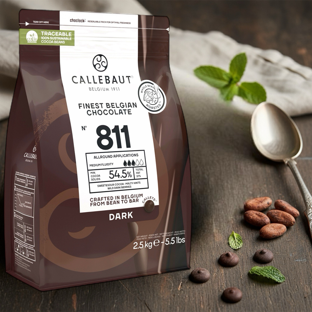 Шоколад темный 54,5% CALLEBAUT 2.5 кг