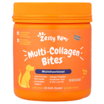 Zesty Paws, Multi-Collagen Bites™, многофункциональный комплекс, для собак всех возрастов, со вкусом курицы, 90 жевательных таблеток, 315 г (11,1 унции)