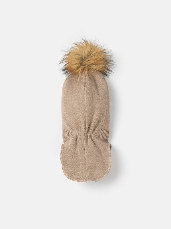 Шлем зимний из смесовой шерсти 