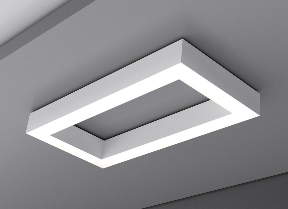 Накладной светодиодный светильник 77Вт 3000K