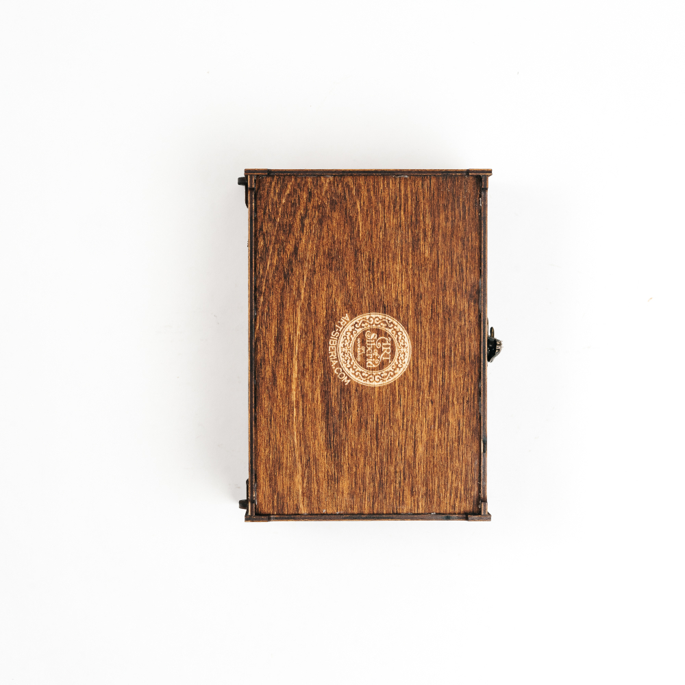 Подарочный деревянный короб для рюмок (стопок). PK41