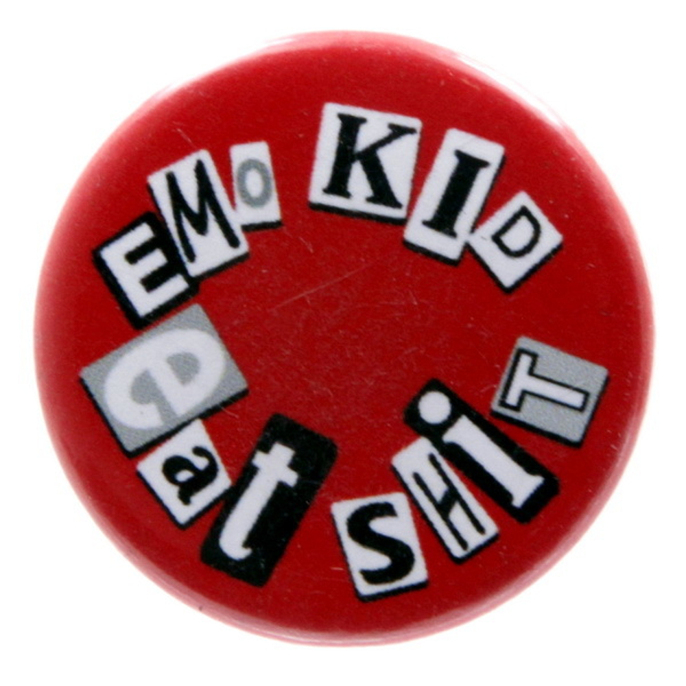 Значок Emo Kid Eat Shit