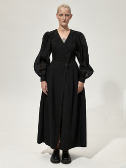 Платье длинное "Заслуженное". Черное