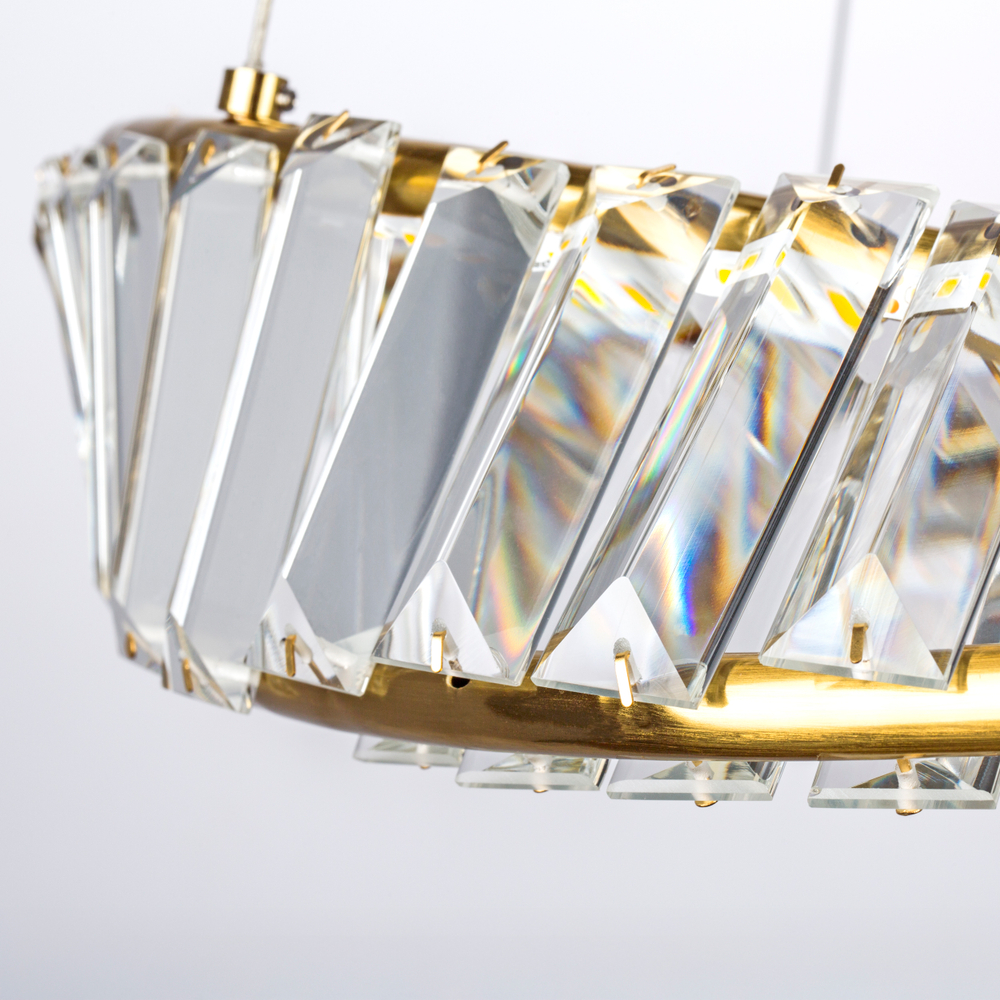 699043 Люстра VIDARE 20W LED 1700LM ЗОЛОТО 3000K IP20