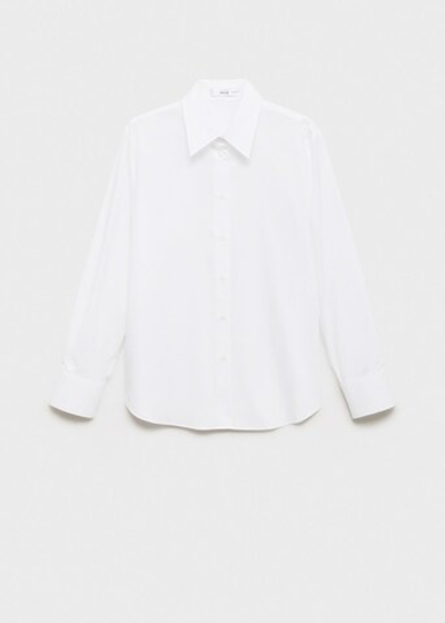 Рубашка regular из смеси хлопка и лиоцелла