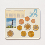 Germany 2008 Year Set (A, D, F, G, J) + 5 x 2 Euro: "St. Michaelis' Church (Hamburg)"