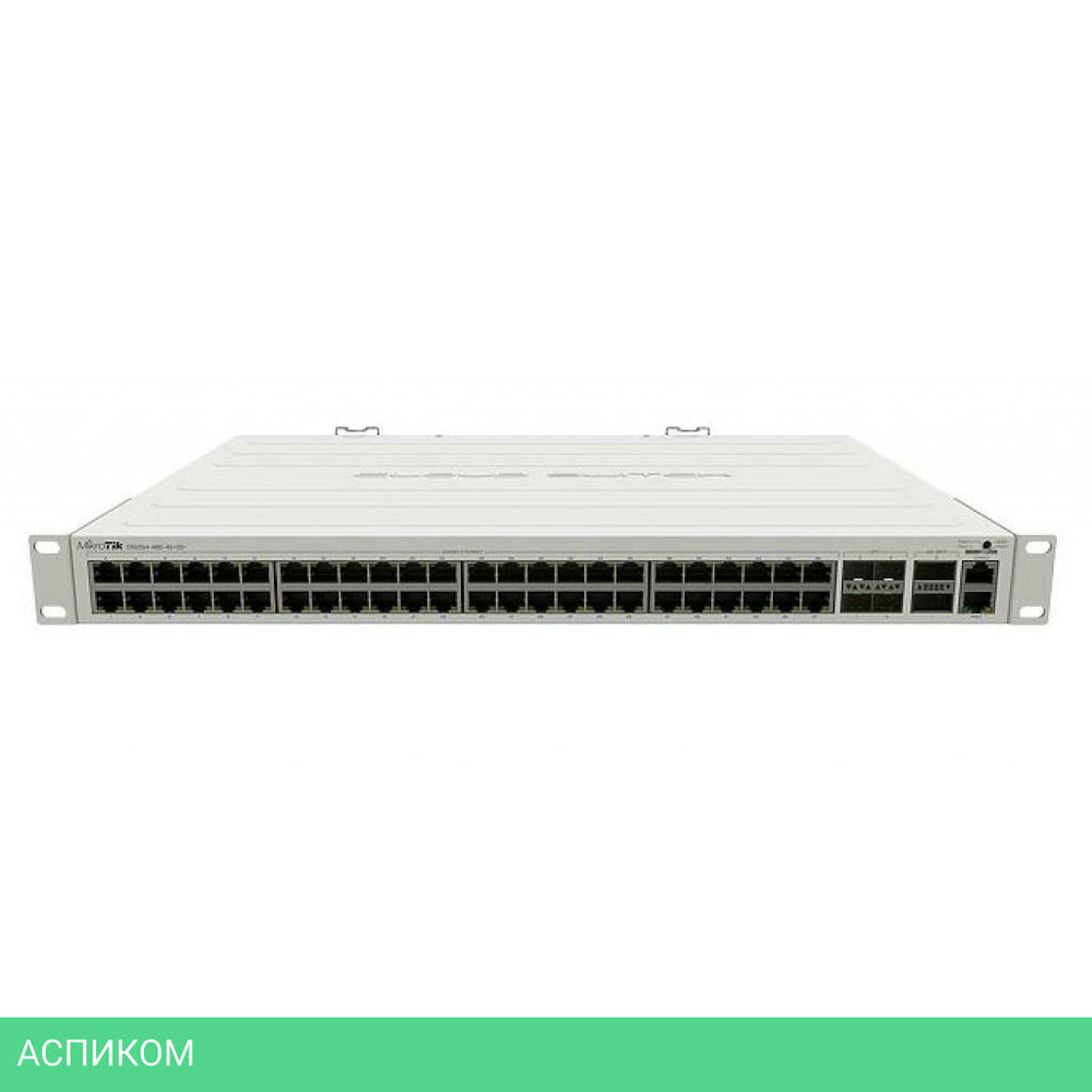 Коммутатор MikroTik CRS354-48G-4S+2Q+RM
