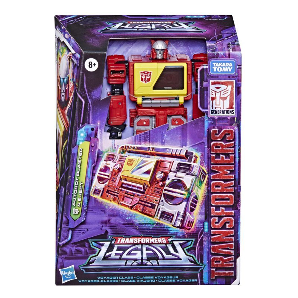 Hasbro Transformers Generations Legacy - Voyager Autobot Blaster + фигурка Eject F3054