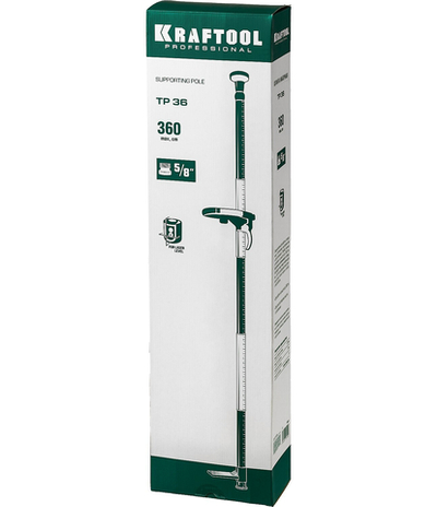 KRAFTOOL ТР 36, элевационная распорная наборная штанга-штатив с треногой (34823)