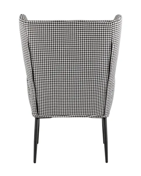 Кресло Maden гусиная лапка черно-белый