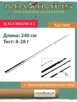 Спиннинг для рыбалки (кастинговый) Maximus BLACK WIDOW-X  C