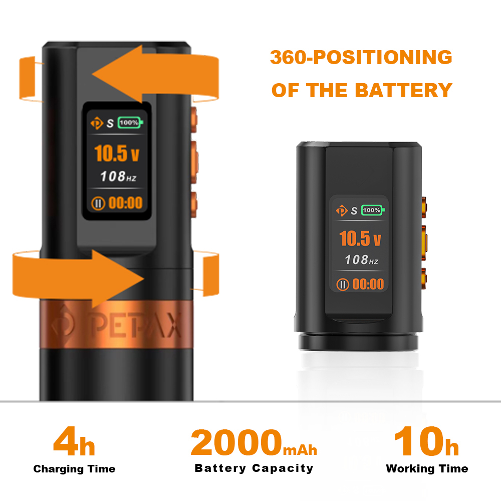 Тату машинка Pepax Leve H2 Orange - 4,2mm stroke