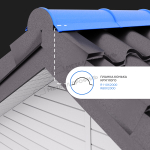 Планка конька круглого R110х2000