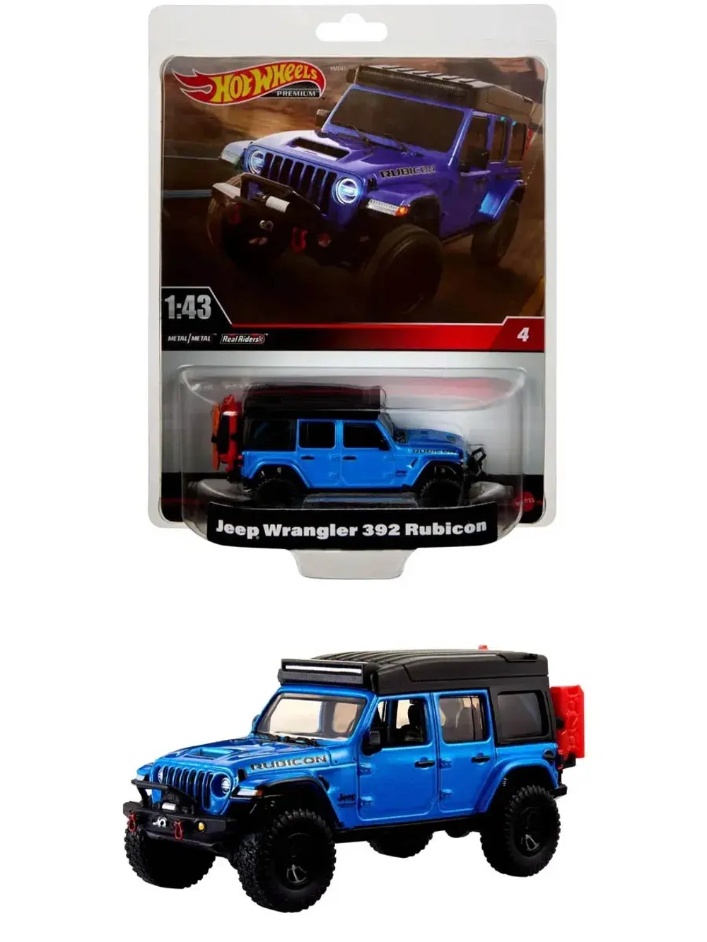 Машинка Хот Вилс Премиум Jeep Wrangler HMD46