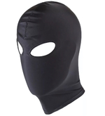 Маска-шлем с открытыми глазами черная