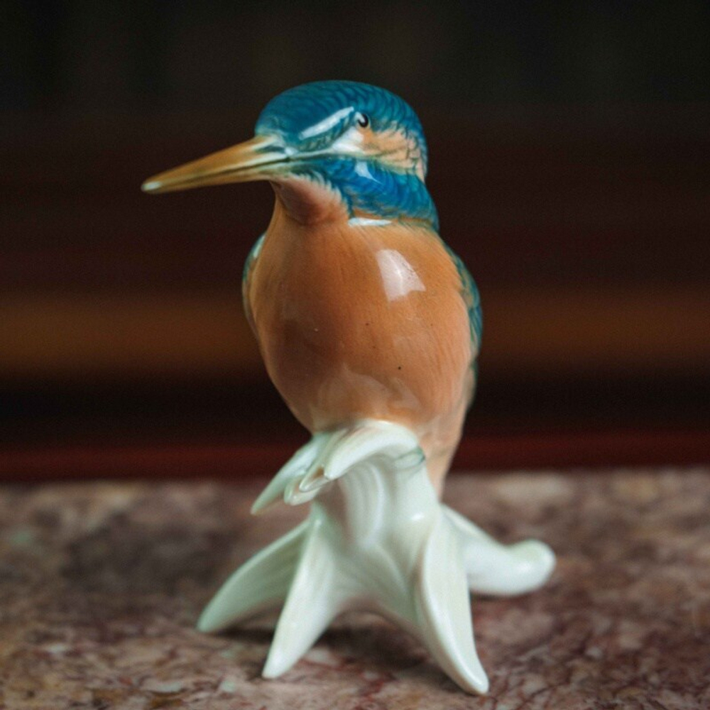 Фарфоровая статуэтка «Зимородок»