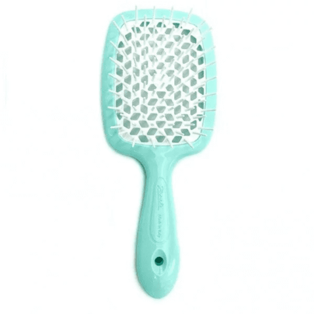 Расческа для волос JANEKE SuperBrush The Original Мятный с белым