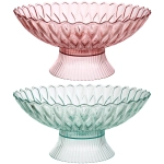 Фруктовница пластиковая «Ажур» 24,5*12см, микс цветов