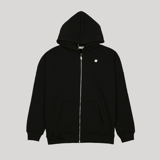 Hoodie Black ONE TWO