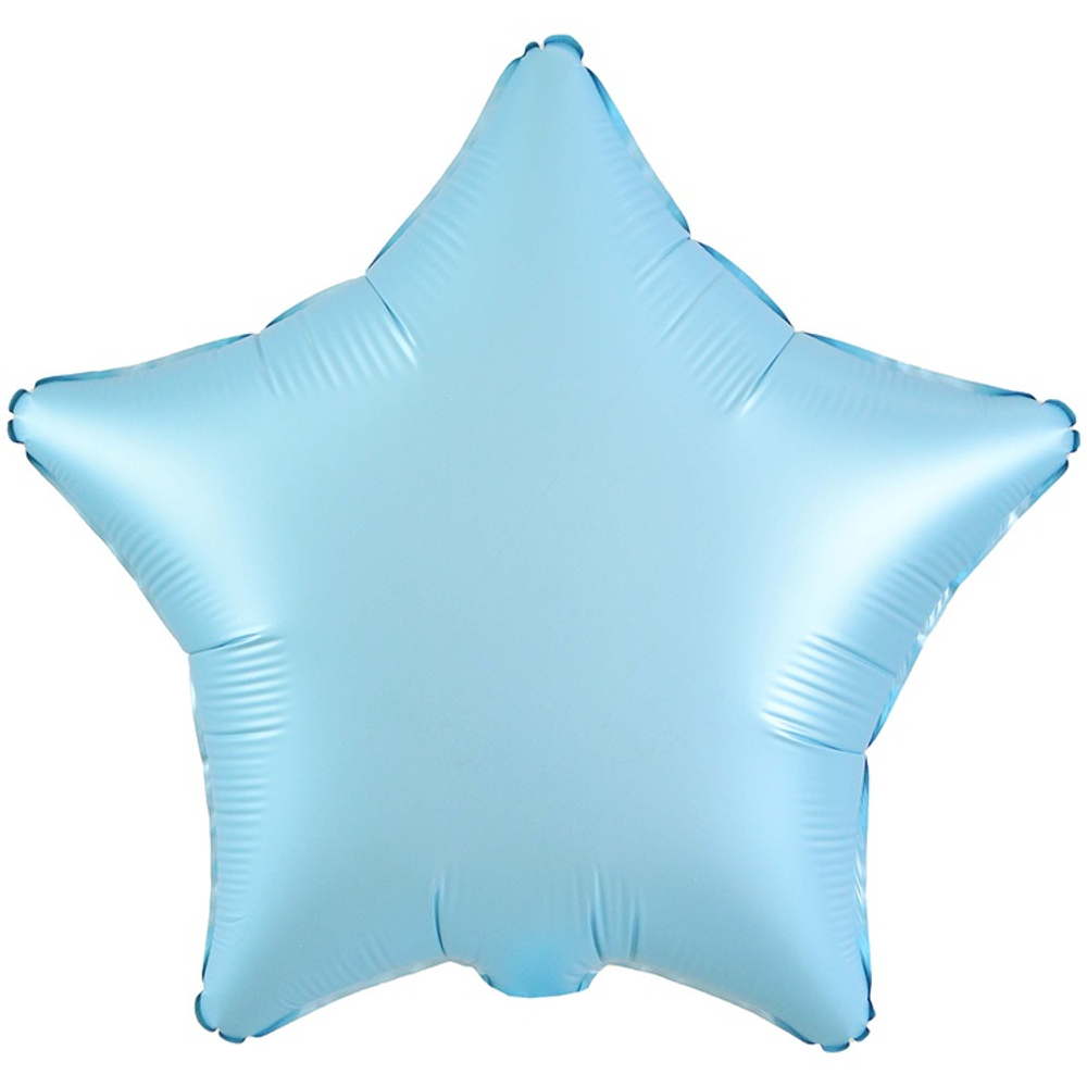Шар фольгированный Звезда 46 см (Голубой)