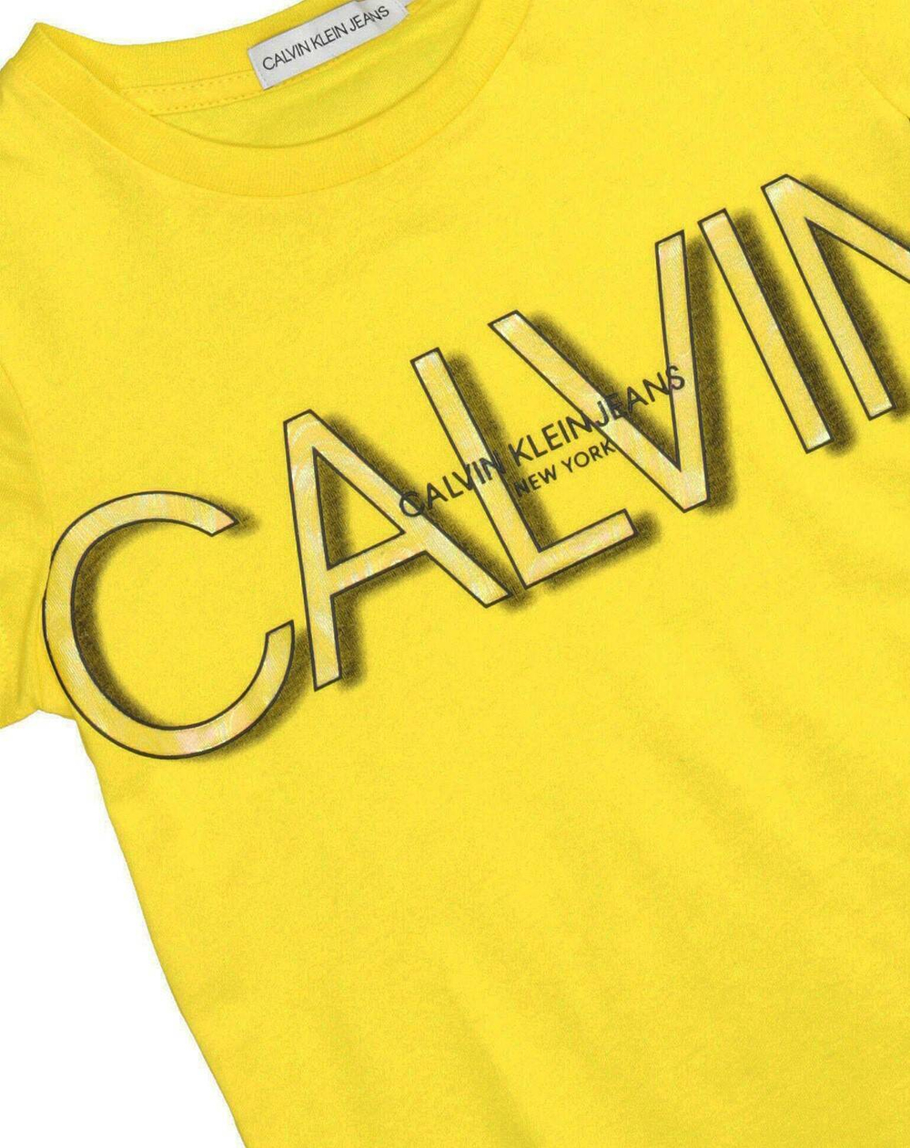 футболка Calvin Klein Jeans - желтый(IG0IG01046)
