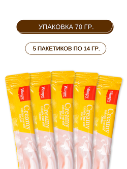 Wanpy Cat Лакомство для кошек «нежное пюре» из курицы 70 г (5шт х 14г)