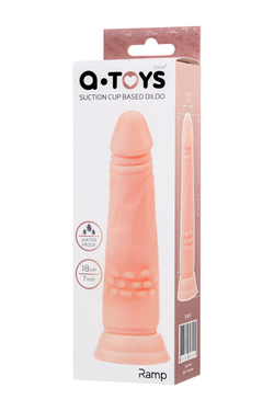 Реалистичный фаллоимитатор A-Toys by TOYFA Ramp, TPE, телесный, 18 см