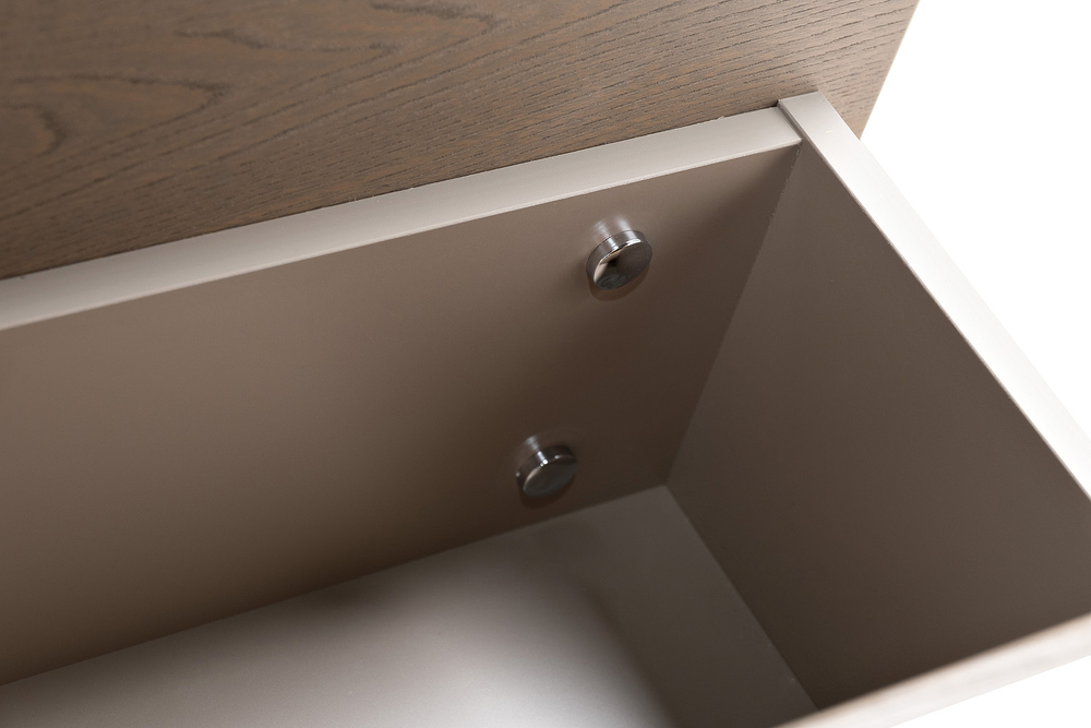 Тумба под телевизор 240х42х50см Garda Decor Smooth в скандинавском стиле