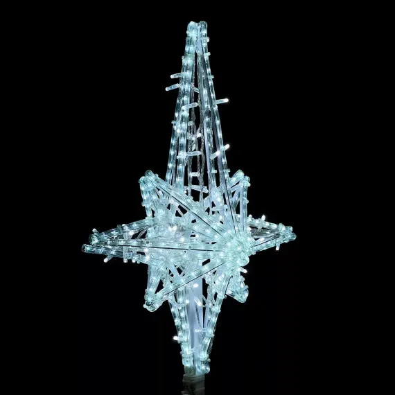 Светодиодная макушка Роза Ветров 75 см., Белая, 220В, LTC (LC-13210)