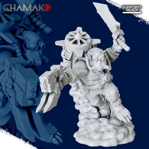 Orks Greenskins Stormboyz Орк-штурмовик №3 миниатюра для dnd, днд, pathfinder, фентези, Настольная игра, НРИ, Варгейм, РПГ