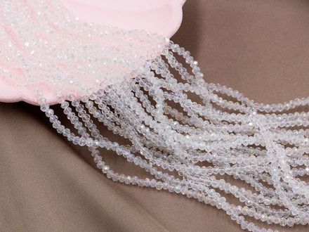 Нить бусин для украшений 3,5мм (ювелирное стекло)