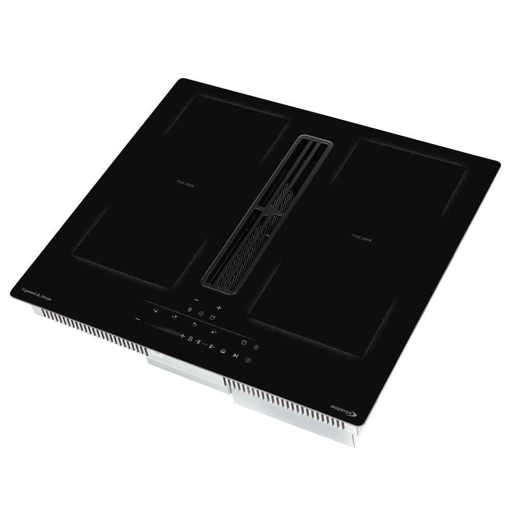 Индукционная варочная панель Zigmund & Shtain CIS 303.60 BX с вытяжкой