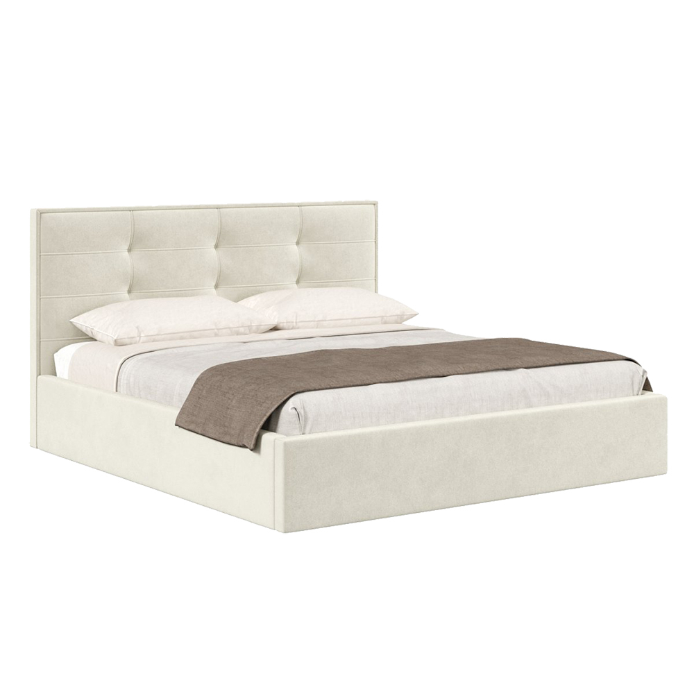 Кровать с подъёмным механизмом 1800 Римини, светло-бежевый 303