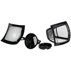 Садово-парковый светильник ЭРА ДСУ 07-8-001 Марсель черный 4 гранный подвесной IP44 светодиодный 8Вт 3000K | Садово-парковые светильники